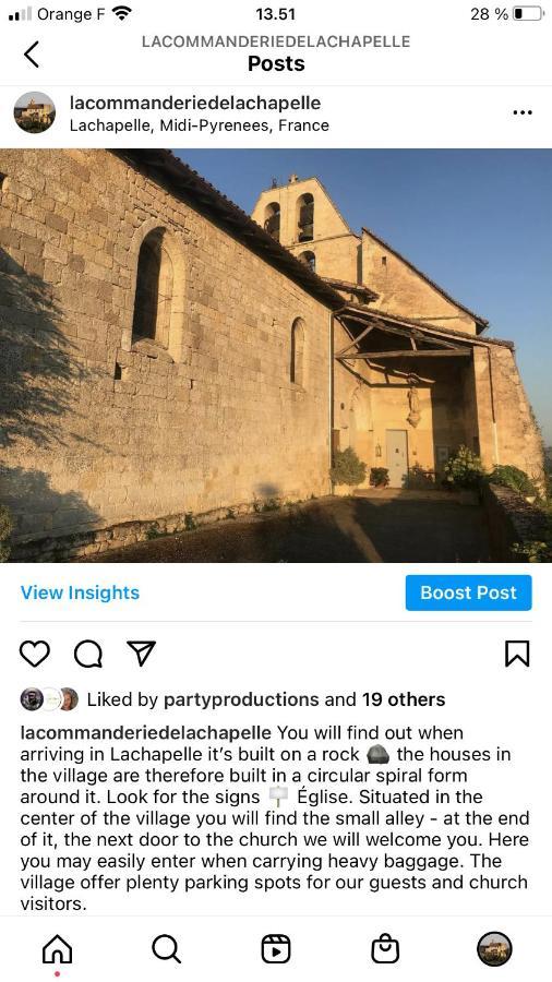 B&B La Commanderie De Lachapelle Lachapelle  외부 사진